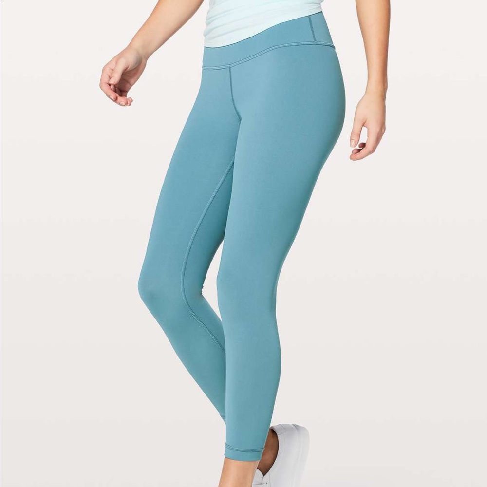 WUNDER UNDER HI-RISE 7/8 TIGHT FULL-ON LUXTREME 25" in Persian Blue